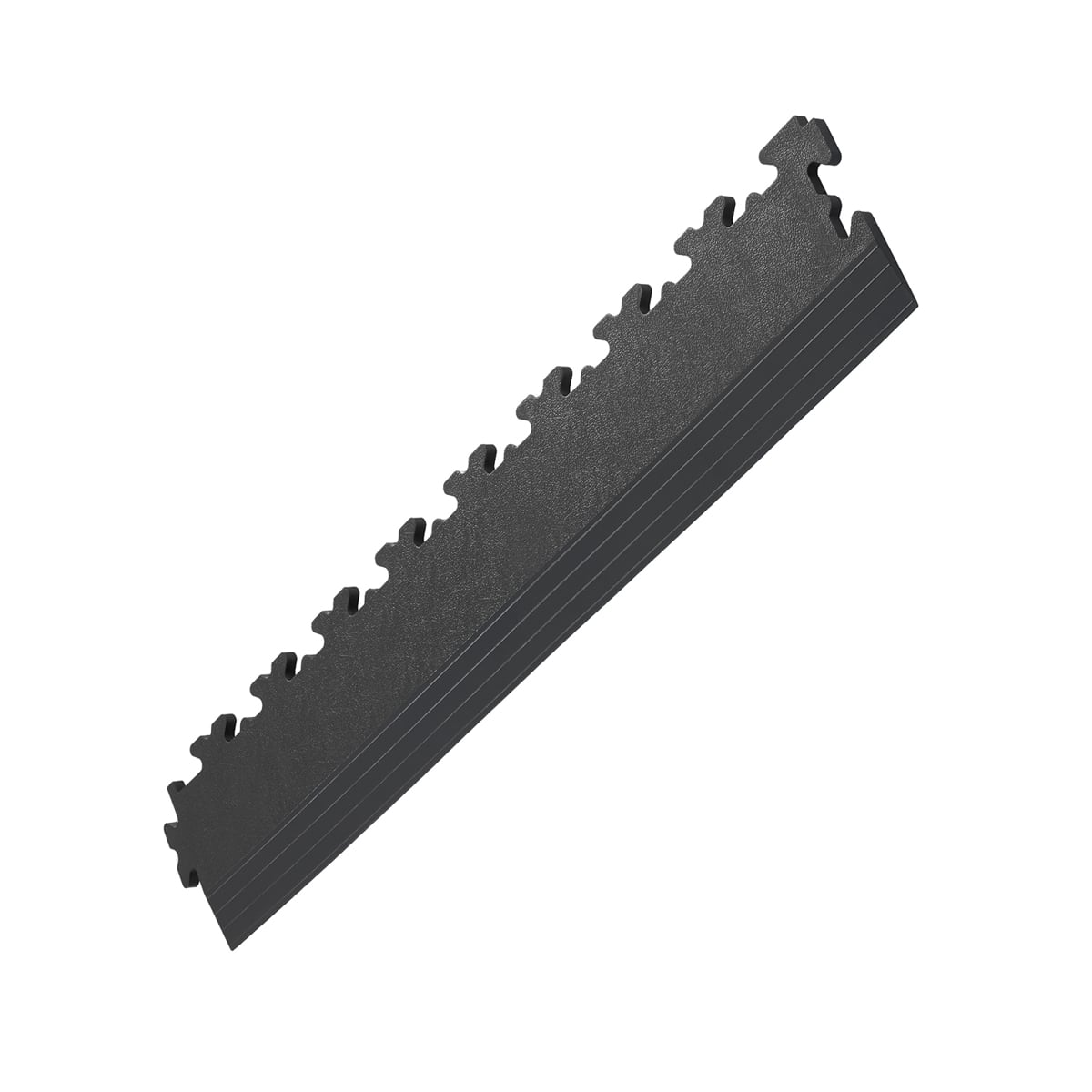 Interlocking Floor Tile Ramp Black